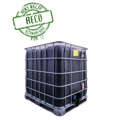 Czarny Zbiornik / Paletopojemnik IBC 1000L | REKO